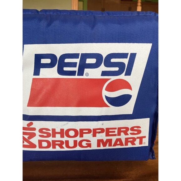 PEPSI Mini Cooler Bag 1980s Cola Shoppers Drug Mart Soda - Picture 4 of 16